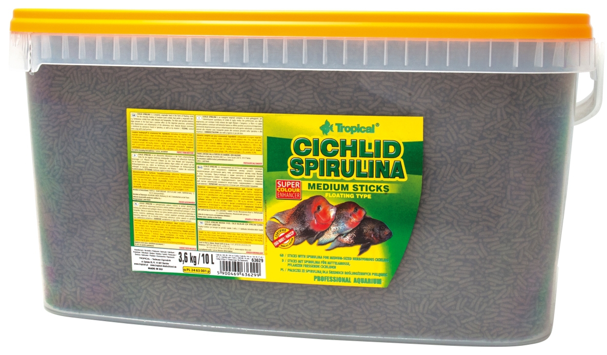 TROPICAL CICH. SPIRULINA MEDIUM STICKS 50 GRAM