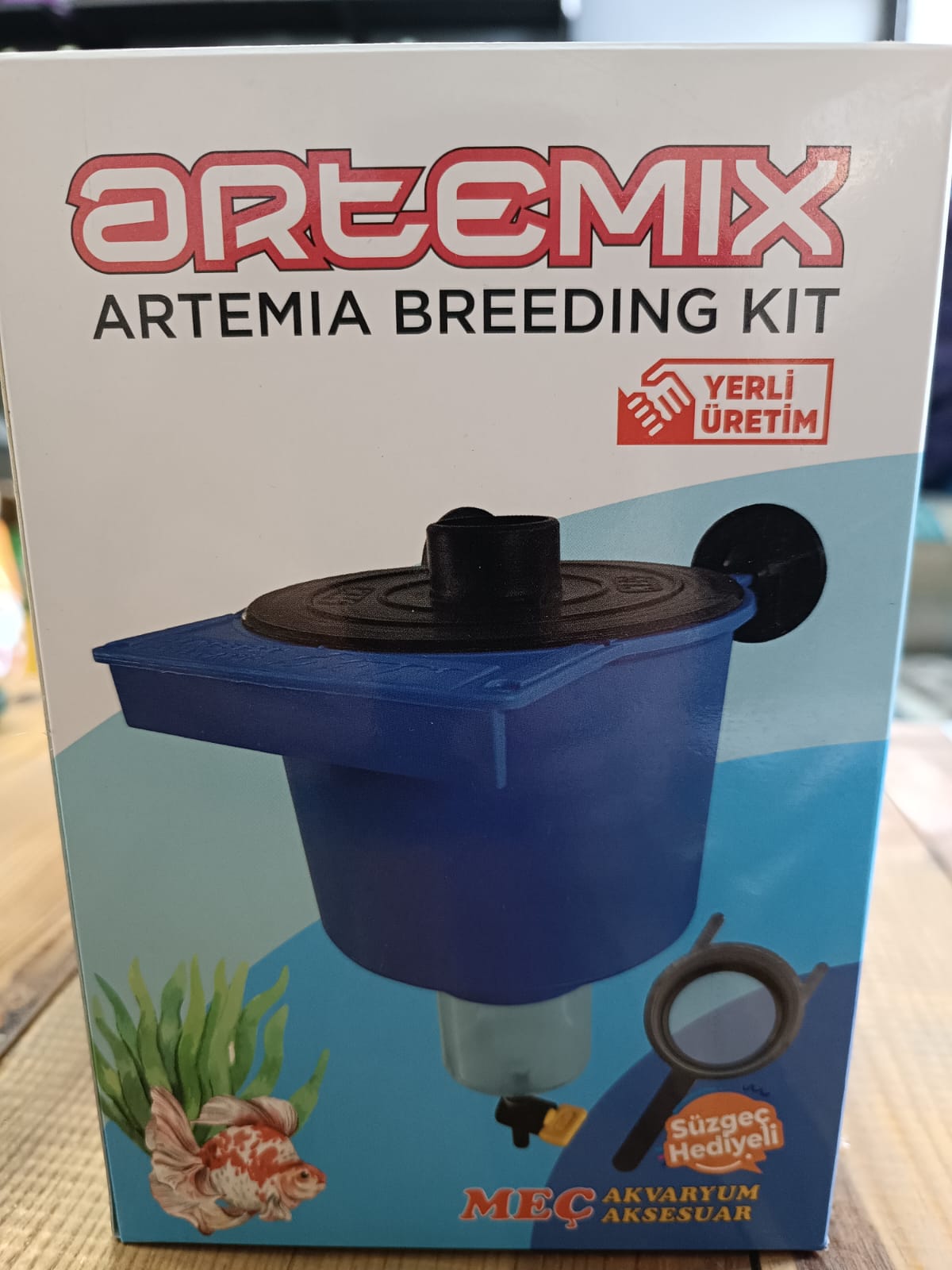 Meç Artemia Çıkartma Seti
