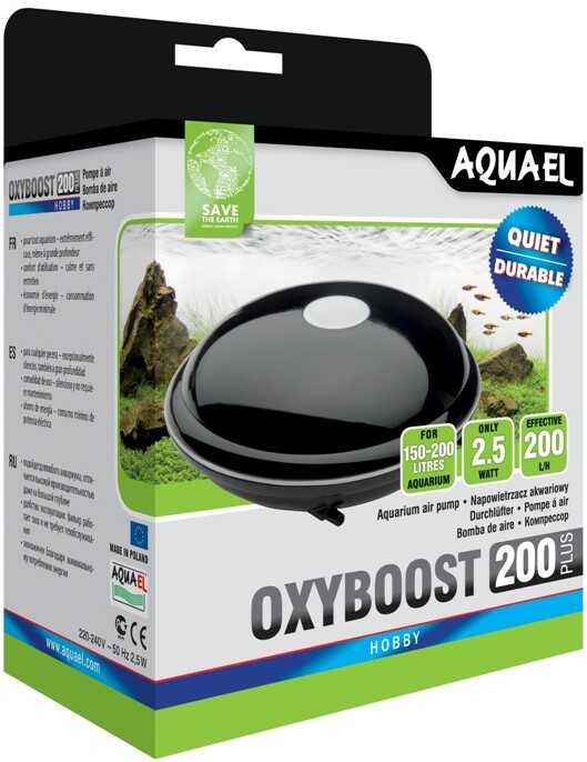 Aquael Oxyboost AP-200 Plus Çift Çıkışlı Hava Motoru 