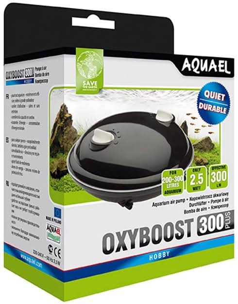 Aquael Oxyboost APR-300 Plus Çift Çıkışlı Hava Motoru 