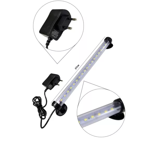 ATLANTİK SMD 5730 LED LAMBA 40 CM 12V ADAPTÖRLÜ (BEYAZ)