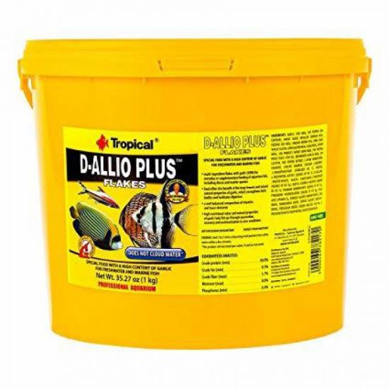 Tropical D-Allio Plus % 30 Sarımsaklı Pul Yem 11 Lt / 2000 Gram