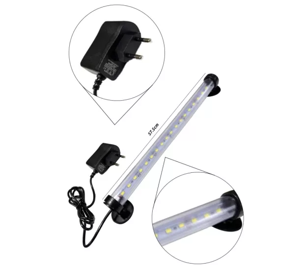ATLANTİK SMD 5730 LED LAMBA 60 CM 12V ADAPTÖRLÜ (BEYAZ)