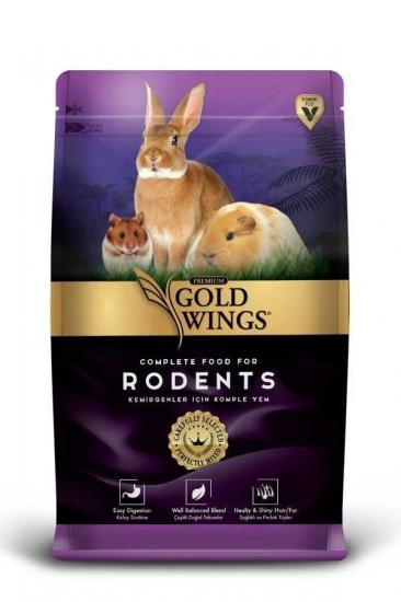 Gold Wings Premium Kemirgen Yemi 1 Kg