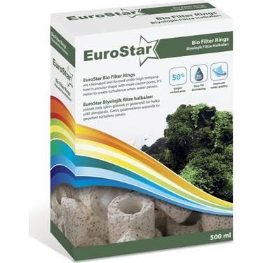 EuroStar Bio Filter Ring Beyaz Seramik 500 ML