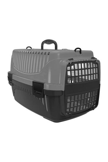 PT-105 Irak Plastik Pet PlastArt Gri Evcil Hayvan Taşıma Box Çantası 
