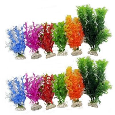 Plastik Akvaryum Bitkisi 16cm