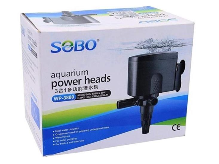 Sobo WP-3880 Akvaryum Kafa Motoru 2500 Lt/h 35 W