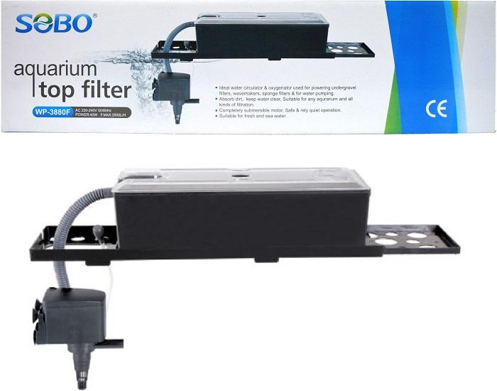 Sobo WP-3880F Tepe Filtre Üst Filtre 2500 Lt/h 40 W 