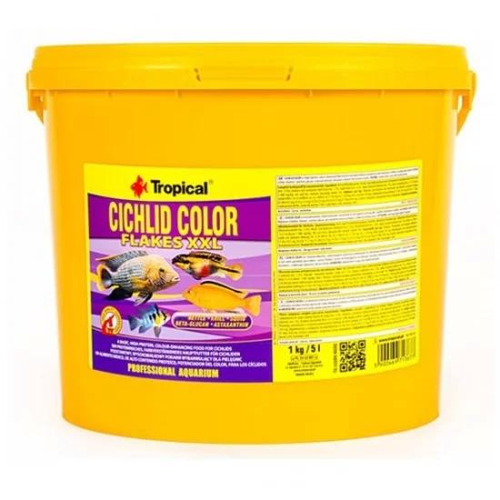 TROPİCAL CİCHLİD COLOR FLAKES XXL 11 L / 2 KG,COLOR FLAKES,TROPİCAL CİCHLİD,