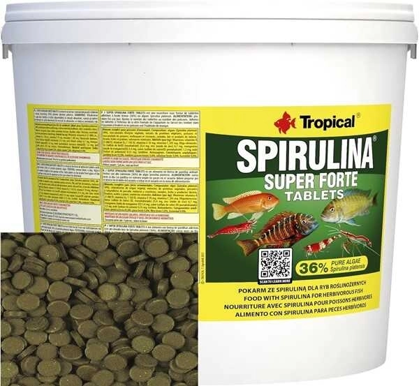 TROPİCAL SÜPER SPİRULİNA FORTE TABLET YEM KOVA YEM 4500 ADET